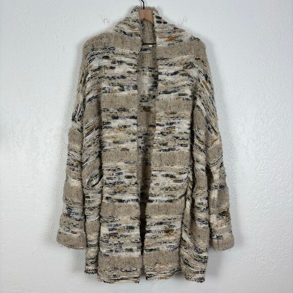 Moth Anthropologie Chloe Knit Open Front Cardigan Sweater Size Small - Picture 3 of 6
